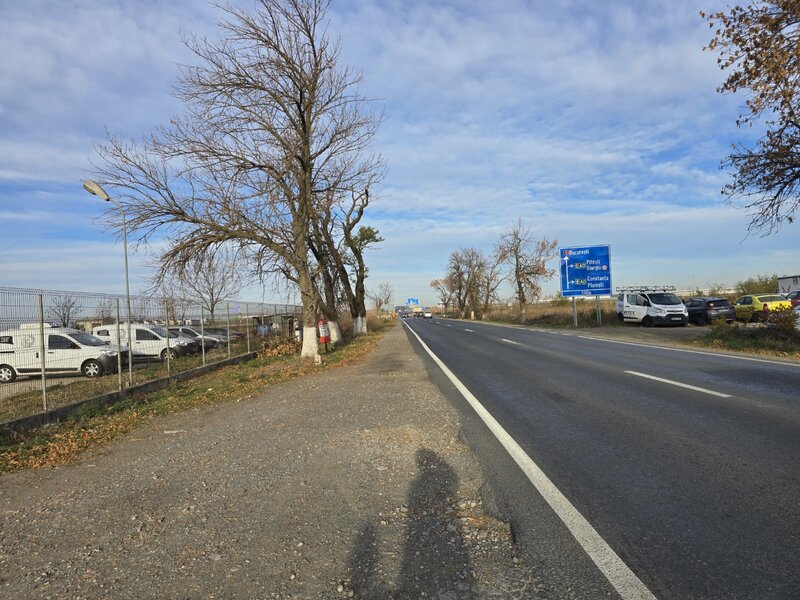 Popesti Leordeni, la intrare, sos Oltenitei intersectie Autostrada A0